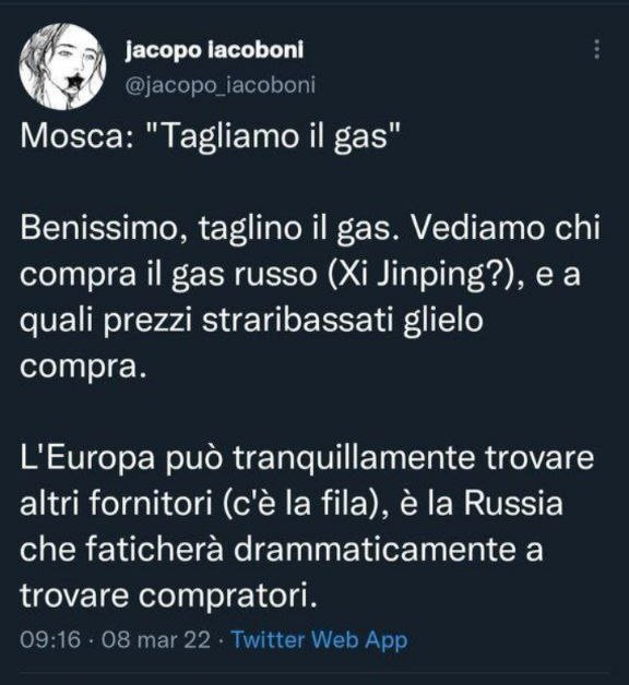 Ladro di lavatrici Luther Blissett tweet media
