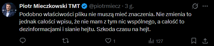 Piotr Mieczkowski TMT tweet media