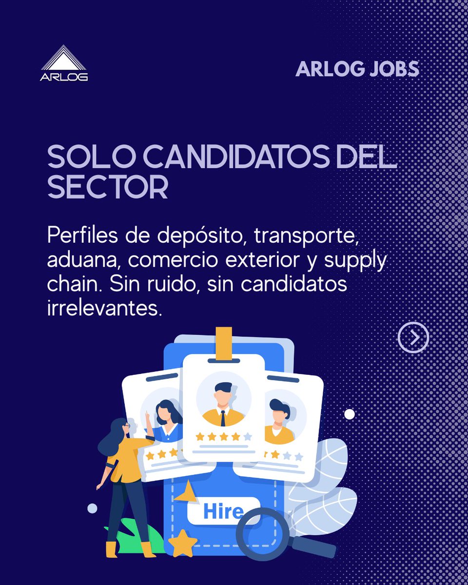 ARLOG_Asoc's tweet photo. 📦 ¿Buscás talento logístico especializado y perdés horas filtrando CVs que no aplican?
Te presentamos https://t.co/QyrTlimBHL — la plataforma de empleo diseñada exclusivamente para empresas del sector logístico y de comercio exterior en Argentina. https://t.co/FDvluFXmOZ