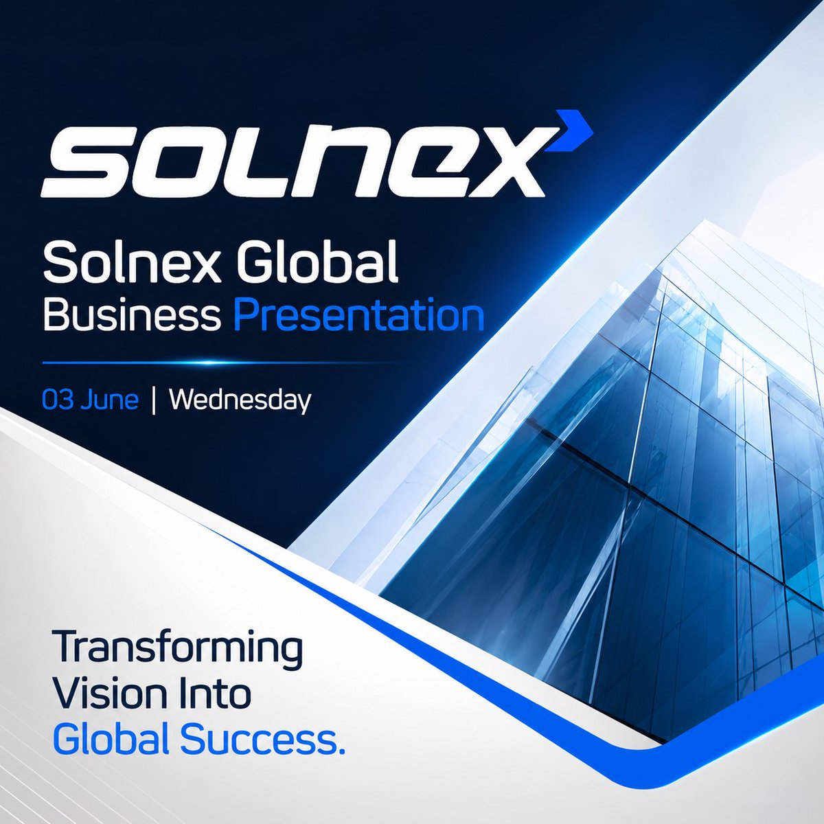 solnex25's tweet photo. Presenter: Logan Pietroforte

When: 03 June | Wednesday

⏰ Time Zones:
GMT—1500 Hours
India — 8:30 PM IST
UK — 3:00 PM GMT
UAE — 7:00 PM GST

Join the Zoom Webinar:
https://t.co/FHNLhRo4KI

Webinar ID: 814 9116 9566
Passcode: 895082

#Solnex #GlobalBusiness https://t.co/VKoyo9GAEy