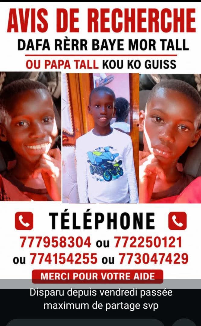 Avis_Senegal's tweet photo. Maximum de partage svp🙏 https://t.co/LBCbVNoBfB