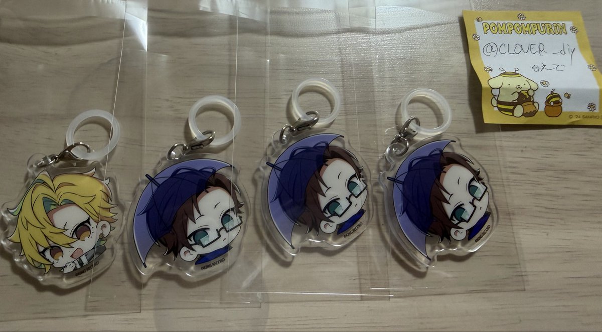 CLOVER_diy's tweet photo. ヒプマイ スイパラ クリカ マーカー 交換

求: クリカ (簓、乱数)
    マーカー(盧笙)

   ラフォーレ特典コースターor同種(盧笙＜簓)

譲 : 画像参照

特典の銃兎は盧笙、簓であればなんでも構いません。
簓含まないお声がけはお時間頂きます。
都内お手渡し、郵送お気軽にご相談くださいませ。 https://t.co/me4H7bKS6H