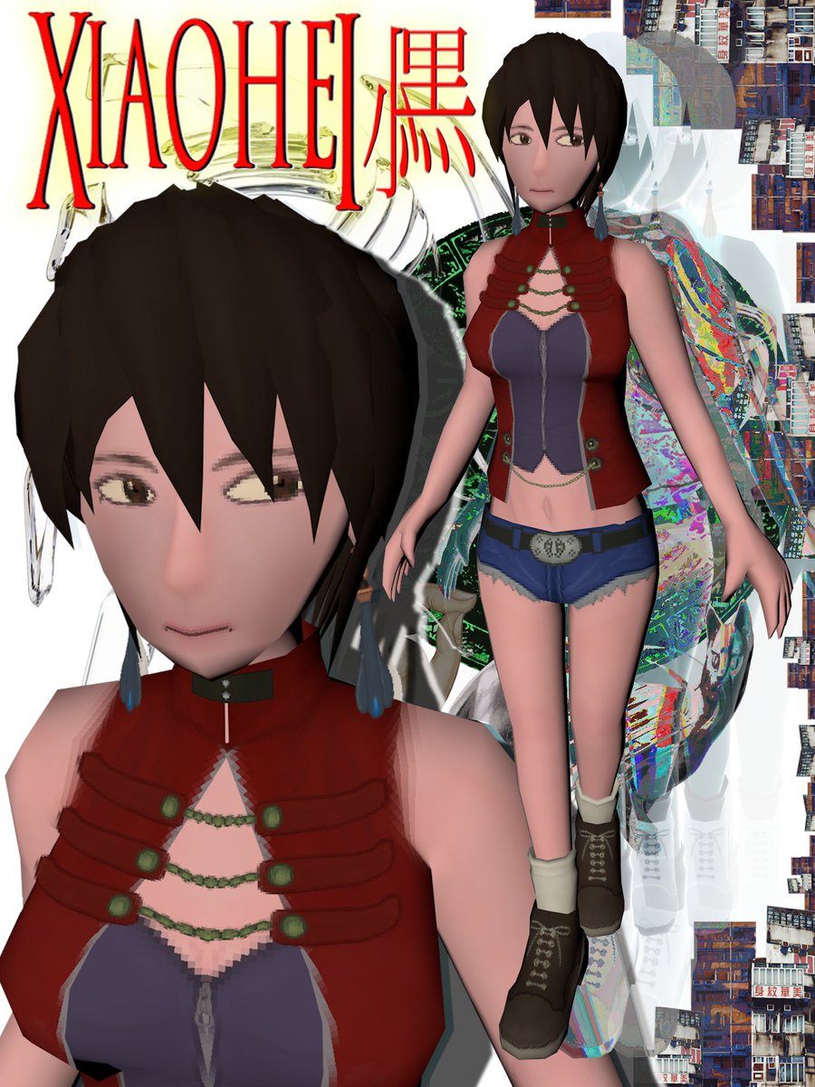 ashleyy69__'s tweet photo. im sadly late for the day of fire nor too proud of this one but here's xiaohei from kowloon's gate ! ! ! #クーロンズ・ゲート https://t.co/YK9EYOtqam