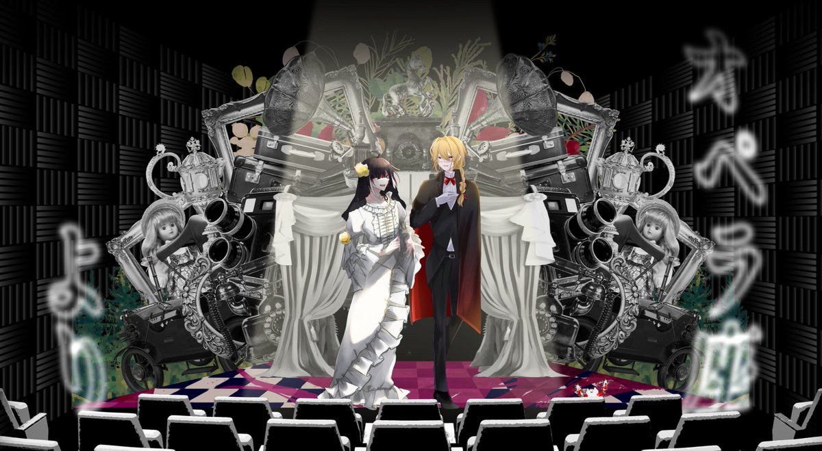 4p_cheese's tweet photo. ▍ℂ𝕠ℂ 𝒔𝒄𝒆𝒏𝒂𝒓𝒊𝒐

　⟬　オペラ座より　⟭

✦KPC / 相反 作描┋ひゆう
✦P  C /   皇 叶芽  ┋ぽろれんさん

✎ⵢ墓荒らしコンバート！7卓目…！？
今日も10時間やっておりましてセーブ　ありがとう…❣ https://t.co/5Qr2QhTNAX