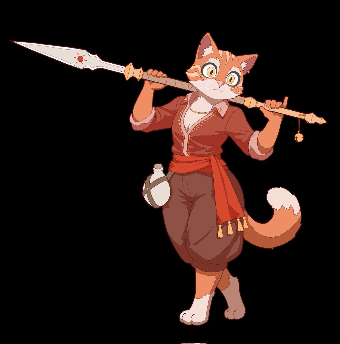 ModThePod's tweet photo. Raven's new character Gem, is on the hunt for adventure in our newest season. What do you think of the Tabaxi Monk thus far?
#LostMineOfPhandelver #DND #CharacterArt https://t.co/B2r6VQkAvs