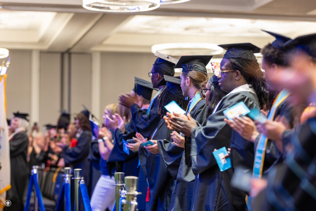 MassLWD's tweet photo. Today, @MassLWD Secretary Jones joined @QuincyCollege in celebrating the Class of 2026! 🎓

To this year’s graduates: wherever your path leads next, know this — your work matters, your story matters, and your success in Massachusetts matters. https://t.co/SnN1RdAOIW