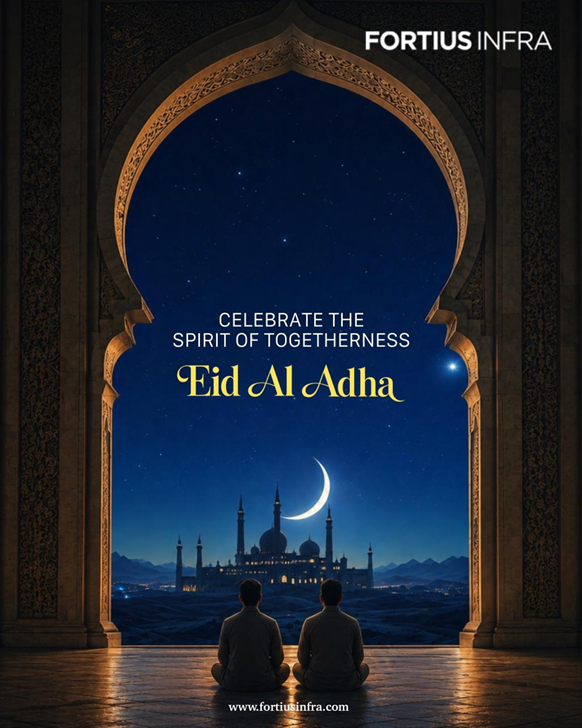 FortiusInfra's tweet photo. Celebrating a festival that reminds us of unity, generosity, and gratitude. 

#FortiusInfra #Bakrid #Bakrid2026 #EidAlAdha #EidMubarak #BakridMubarak #BakridWishes #EidCelebration #EidSpecial https://t.co/TX3qpGKscj