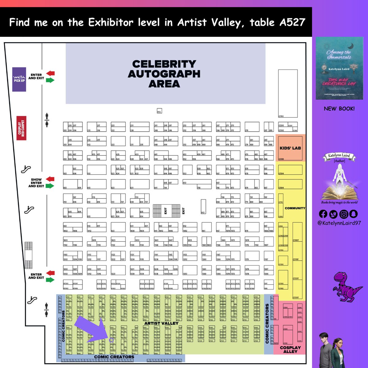 KatelynnLaird97's tweet photo. Hello! It is time for FanExpo Denver. It is earlier this year beginning this THURSDAY! I will once again have a table selling my own books as well as supplemental items  I am also debuting a brand new book!  Hope to see you there!
https://t.co/j8kC0RD1Gj 
https://t.co/t4Nc5zlowQ https://t.co/lSuyxVmWZS