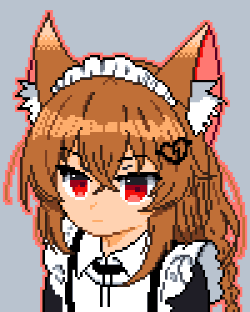 _FlashFire8's tweet photo. Maid Evil by 御坂12321 - pixel edition
#heartheartart https://t.co/hT0Tv27gAB