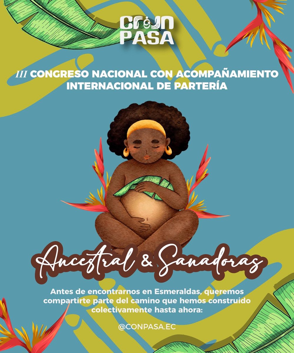MujeresAsfalto's tweet photo. 🌿✨ El camino hacia Esmeraldas ya empezó.
Desde Cotacachi en 2023 y Archidona en 2025, parteras, sanadoras, comadronas y sabias hemos tejido encuentros para defender los saberes ancestrales, la vida y el derecho a cuidar y parir con dignidad. 🤲🏾🏳️⚧️
#ParteríaAncestral #Sanadoras https://t.co/A31JXWUQSI