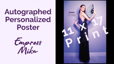 YesEmpressMika's tweet photo. Another Content Item Sold on IWC! Autographed Personalized Poster https://t.co/2PV9REBHRC https://t.co/h4rIbv9au4