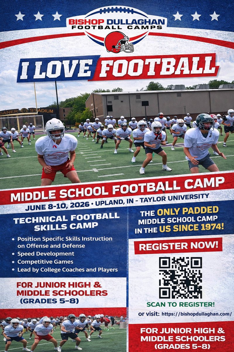 PMHSFootball2's tweet photo. Last Week to register!!  Champions are built here!  The oldest and only padded MS camp in the Country! Sign up Now! https://t.co/ClcmXWh1Sa