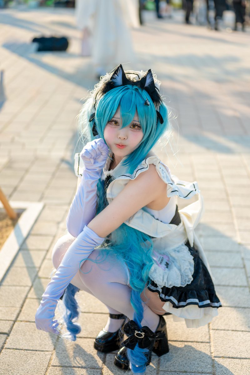 ccoasm191's tweet photo. [플레이엑스포 2026]

니케 - 프리바티 : 언카인드 메이드
Model : @hililan_ 

#NIKKE #NikkeCosplay #Privaty #プリバティ https://t.co/bCA0dKjY97