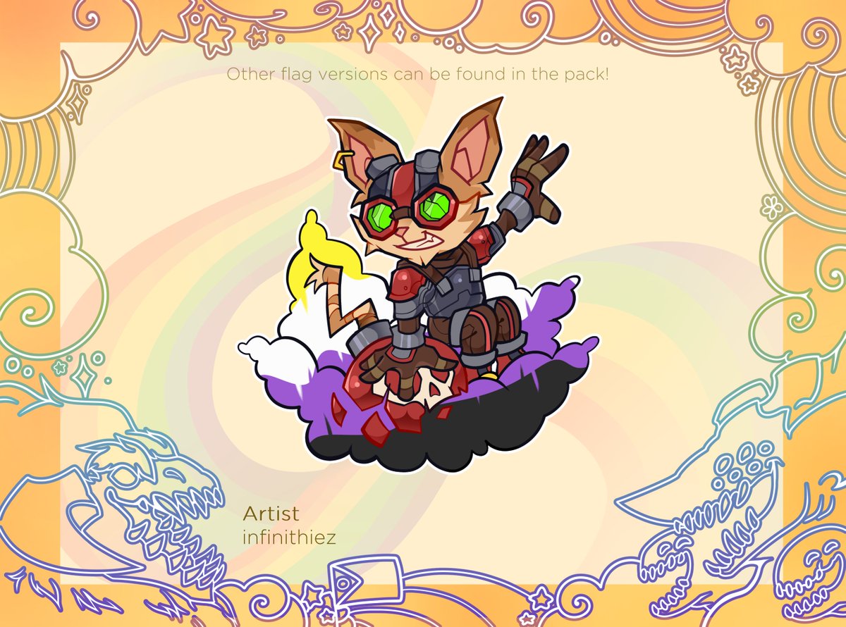 LoLPrideChibis's tweet photo. Boom, boom, boom, boom, Ziggs is all Pride and zero doom 💥💥

🎨: @FeelingYonely https://t.co/tlPHZetStN