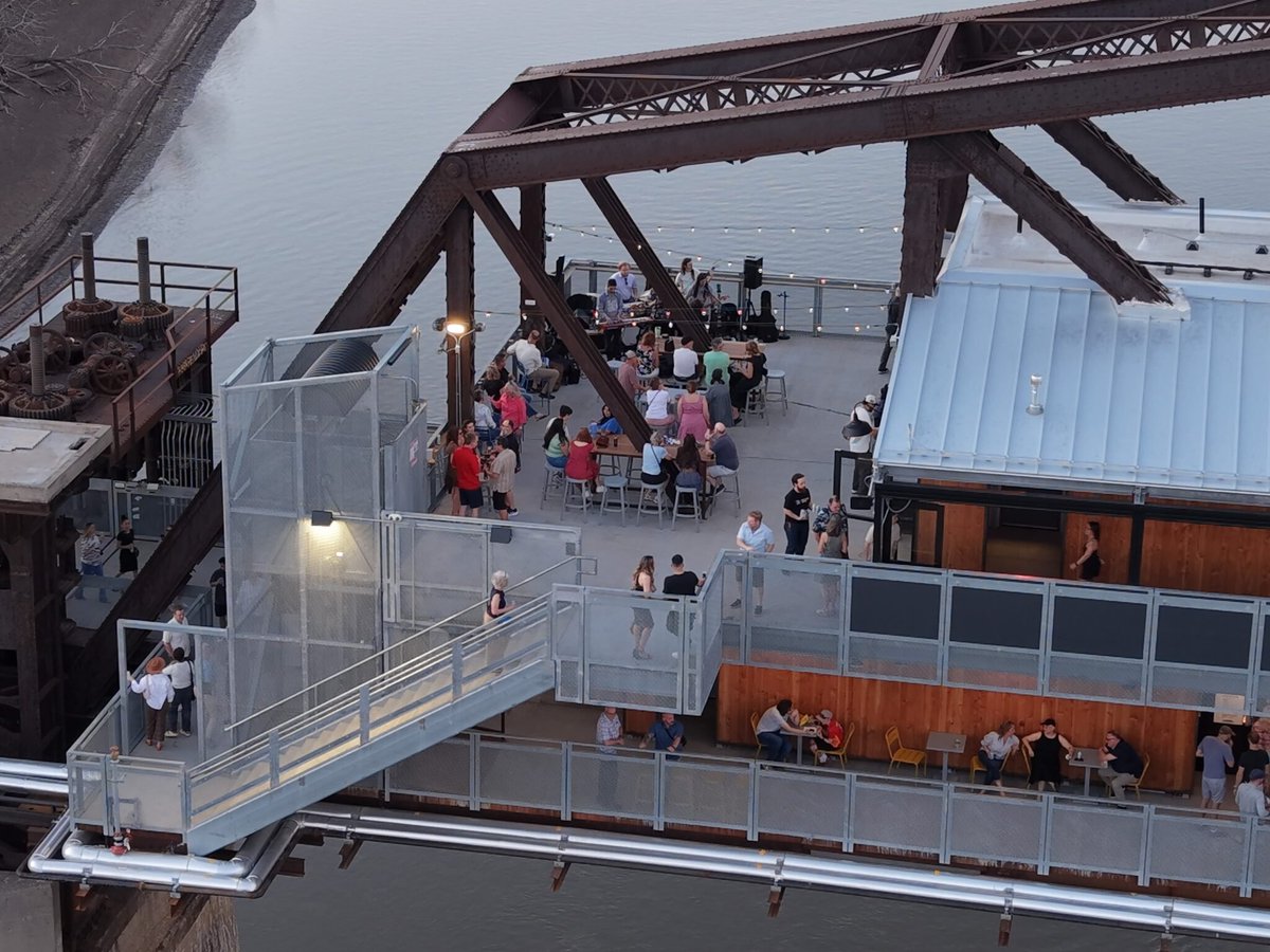 beyonddc's tweet photo. Kansas City beat DC to the punch on the "entertainment bridge" idea. 

Behold KC's Rock Island Bridge: https://t.co/fj3FQOO0Ye https://t.co/E1fIutekhs