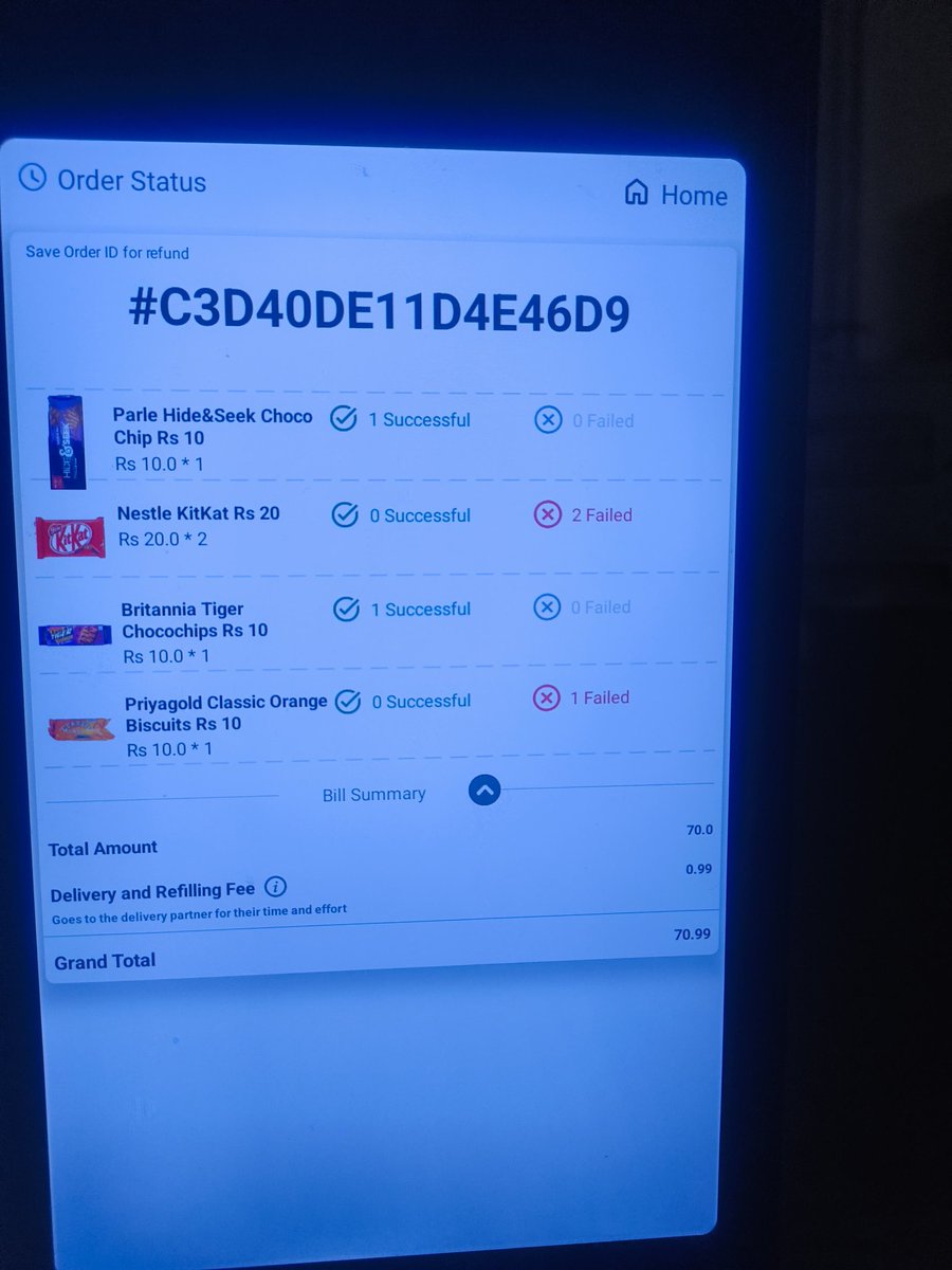 harsh79684's tweet photo. @Daalchini_ 
Wtf is your vending machine don't even work properly in my hostel it failed everytime I ordered very worst vending machine 

And I didn't even got my refund very bad vending machine 
Daalchini shame on you https://t.co/8jhdfiXLvn