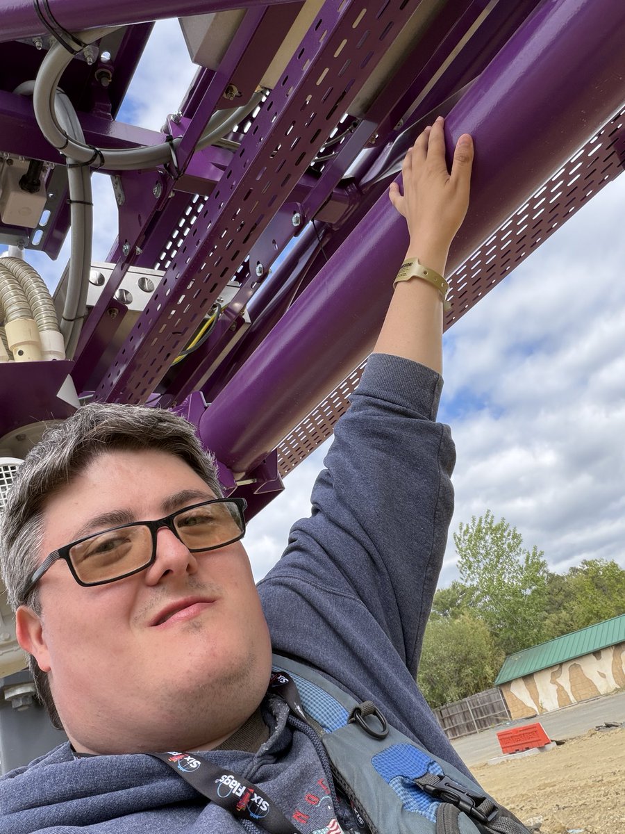 CoastingTom's tweet photo. Thank you for the invite @SFGrAdventure to content creator day a couple of weeks ago! Project Purple is awesome and Shorline Pier looks like a blast! Can’t wait for opening of the new area! #sixflags #travel #rollercoasterenthusiast #thrills #shorelinepier #newjersey https://t.co/D9N7ighG6B