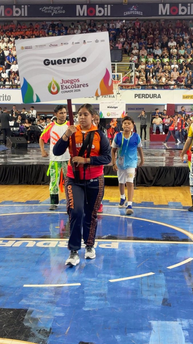 EducGuerrero's tweet photo. 🏅⚽ #SEGInforma | Guerrero presente en los Juegos Deportivos Nacionales Escolares 2026 en Jalisco. Estudiantes de primaria y secundaria compiten en futbol varonil y femenil entre 11 mil atletas de 31 estados. ¡Mucho éxito a nuestra delegación! 💪🏽
#HazDeporte #ElFutbolNosUne https://t.co/hPT5OJ1jaW