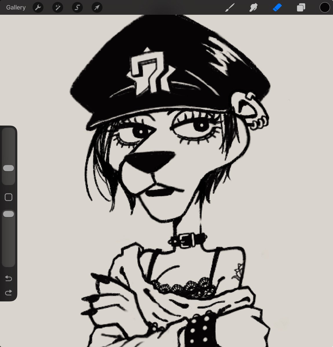 spiratorr's tweet photo. Perfectionism got me puzzled for 2 days on weather i should make his eyes misaligned or fixed (leaning on the misaligned, it has some charm to it) #pinkpanther #nana https://t.co/j89yAgFlsr