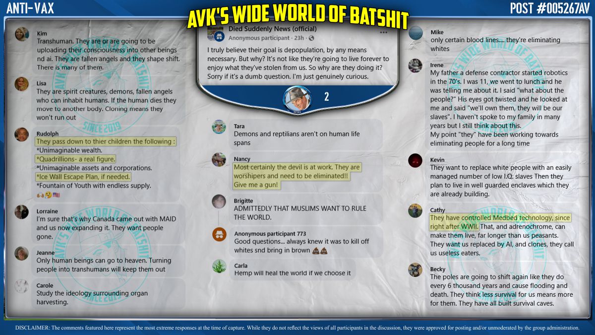 AVK | Wide World of Batshit (@VaxxersAnti) / Posts and Replies / X