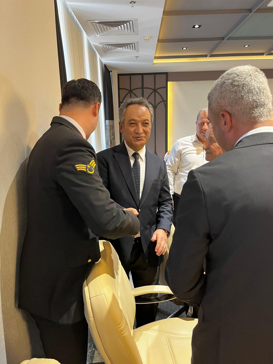 AKAMDER's tweet photo. Başkanımız Sayım Azmaz DAİMFED Genel başkanımız Mustafa Karslıoğlu ile birlikte Adana Valimiz sayın Mustafa Yavuz’un ev sahipliğinde gerçekleştirilen bayramlaşma törenine katıldılar. @sayimazmaz @mstfkarslioglu https://t.co/0katzOt28Z