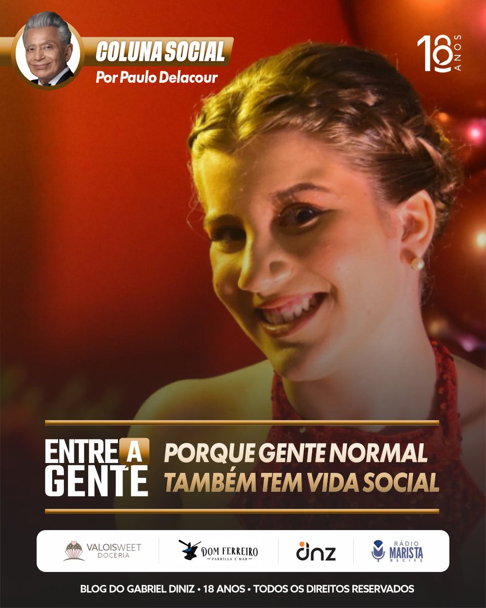 bgdrecife's tweet photo. Na volta da coluna social Entre a Gente, trazemos como destaque os 15 anos de Lua Soares Suassuna e o casamento do Professor Geraldo Pacheco. O espaço traz também outras notícias da vida social da sociedade comum de nosso Estado.

https://t.co/ylvHYoohAB https://t.co/rKT5RjlFay