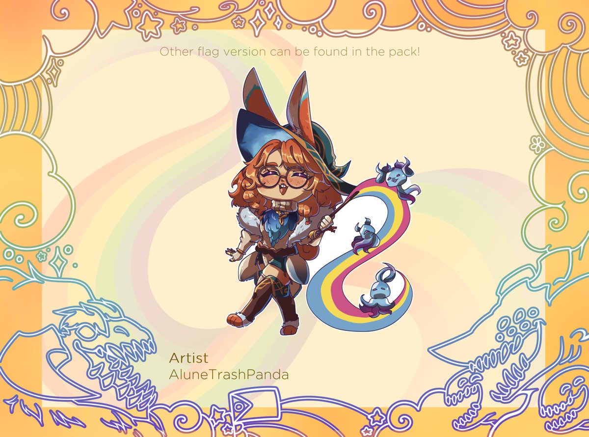 LoLPrideChibis's tweet photo. No one is ever truly alone! Love is all around us!

🎨: @AluneTrashPanda https://t.co/1bUPlcTf25