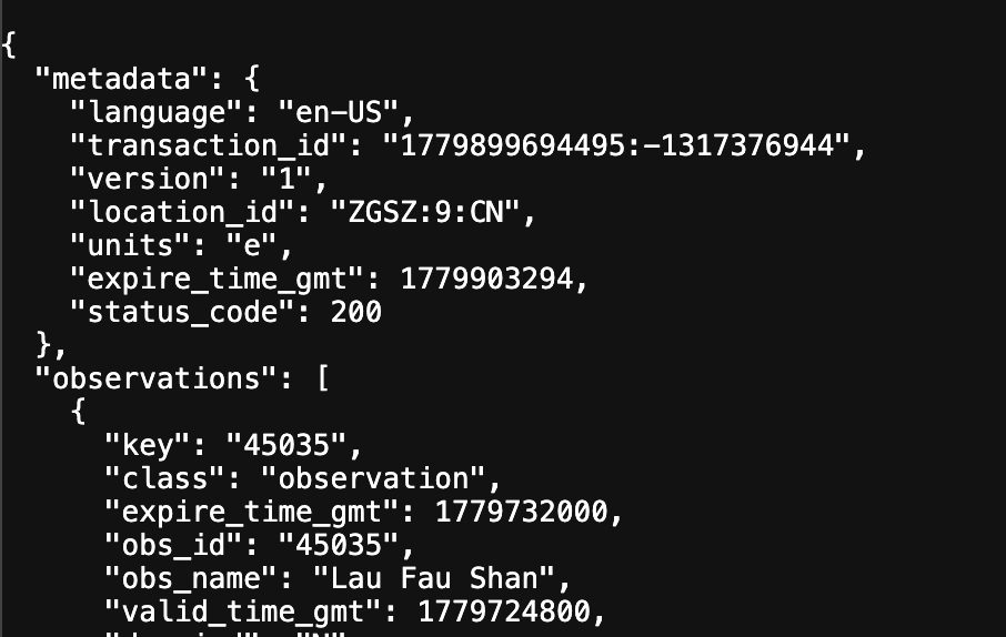 Crypt0Blonde's tweet photo. Polymarket's "Shenzhen" weather markets have been settling on a station in Hong Kong this whole time. 
Different city, different administrative region, 25 km across a bay. Here's the trace.

Built an audit across 50 cities. Asked Wunderground's API for each ICAO code, checked what station came back. 49 of them: clean. Tokyo -> RJTT. London -> EGLL. Hong Kong -> VHHH. Boring. Correct.

Asked for ZGSZ - Shenzhen Bao'an Airport.

Got back obs_id=45035, station name "Lau Fau Shan."

Had to read it twice. Lau Fau Shan isn't in Shenzhen. It's a Hong Kong Observatory weather station on the edge of Deep Bay in the New Territories. Across water from Bao'an.

Could be a fluke? I checked 24 different dates. Same (45035, "Lau Fau Shan") pair every single time. Not a glitch. A persistent backend route.

And it doesn't just give the wrong number - it gives it in a specific direction. Lau Fau Shan runs 1–3°F warmer than the actual Bao'an METAR every day. Warm humid coast vs cooler inland. So markets called "what's the high in Shenzhen?" have been quietly settling on a Hong Kong station that's structurally hotter than the airport everyone thought was the source.

The trading channel has been blaming Shenzhen on the same bug Warsaw and London hit this week - Wunderground silently deleting readings mid-day. 
That's a real bug. Just not this one. Nothing got deleted here. The wrong station has been bolted to the right airport code, quietly, for as long as I've been auditing.

Switching off Wunderground fixes Warsaw, London, AND Shenzhen at the same time. Three failure modes for the price of one source migration.

So what's more likely: Polymarket switches data sources, or Wunderground figures out their own routing table?

Btw - this isn't even Wunderground's only quirk. They also take Celsius observations, convert them to Fahrenheit, convert back to Celsius, and somehow drop a degree along the way.
93°F shows as 33°C for some cities, 34°C for others. Same source. Same query. Different answer. More on that next.