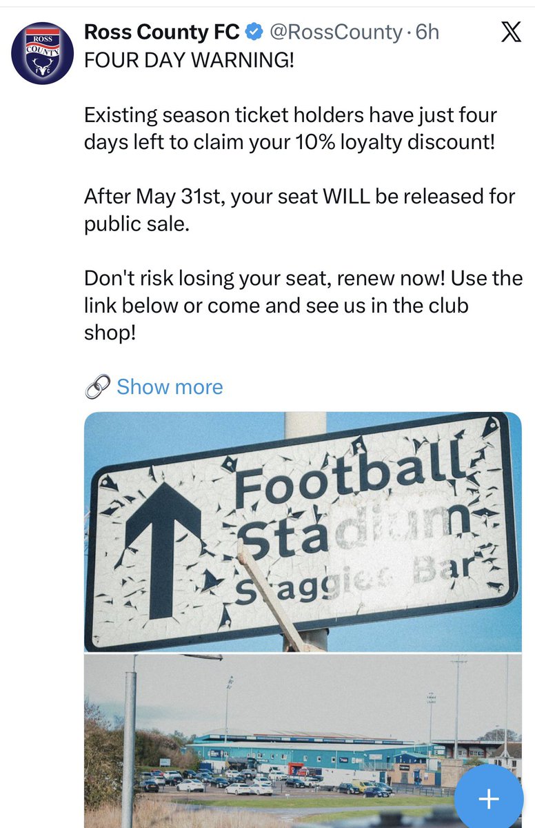 gracle's tweet photo. The pathological use of exclamation marks in every update despite the club’s current predicament is something else. https://t.co/qnEQ91xbxJ