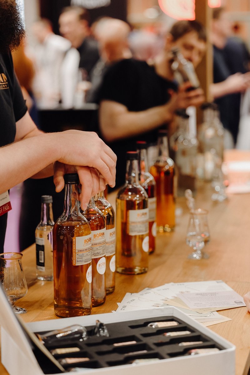 Boanndistillery's tweet photo. The countdown to @whiskeylivedub is on 🥃 Come &amp; meet our award-winning team to find out about #BoannSinglePotStillIrishWhiskey &amp; @whistlerwhiskey range. Travelling for the show? Book a @boanndistillery tour while here, extra tour added on June 4th. https://t.co/uZeobNM61f https://t.co/j7BDKSzbJc