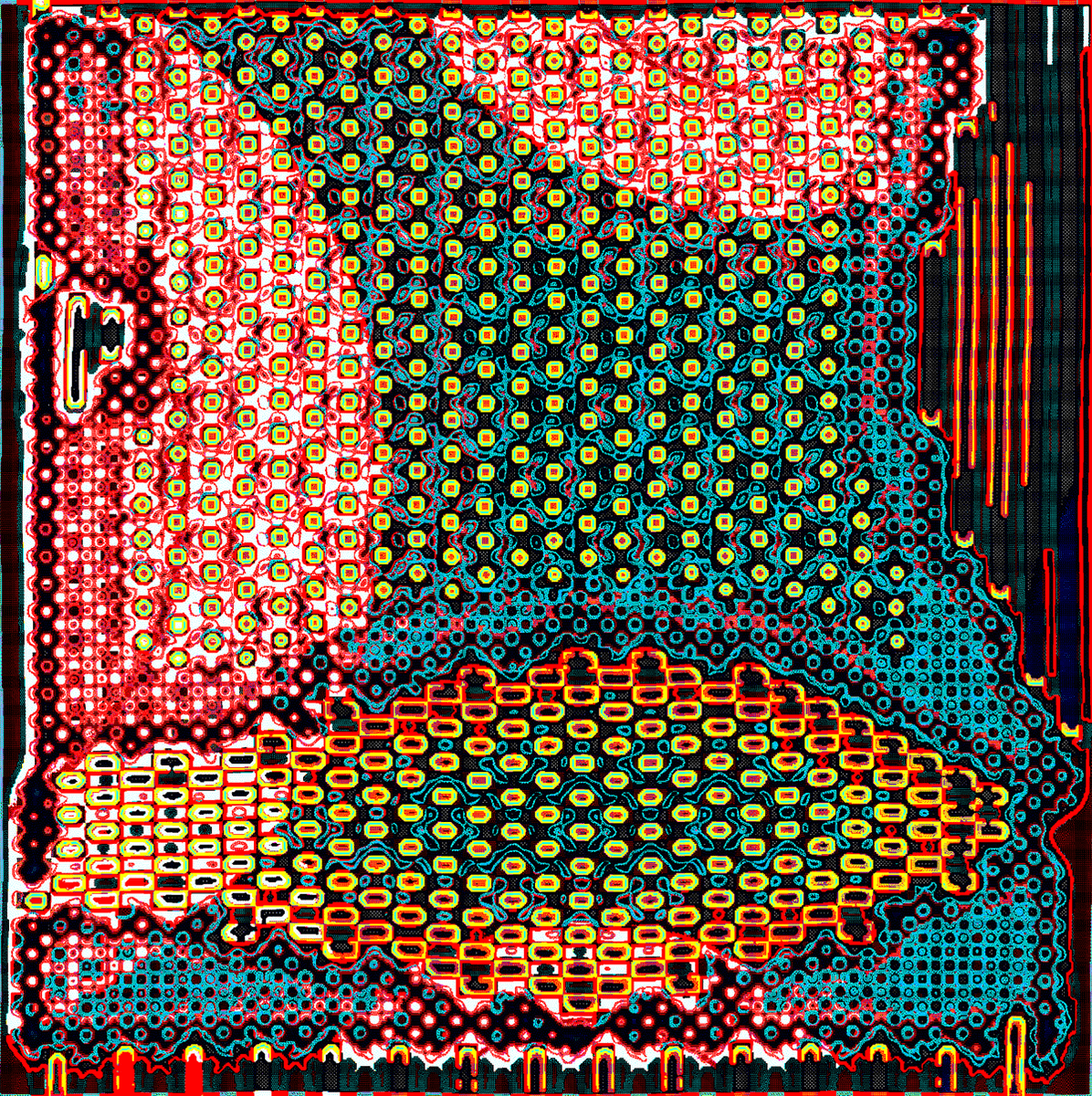 objktcom's tweet photo. Pixel Rugs by @travess ✦ now in print
generative woven abstractions built from compressed pixel systems

The project extends into a book through @VetroEditions, and works from the series continue finding new homes. ↓

▼06_17_25_Pixel_Rug_03 https://t.co/BH0TyOKApa