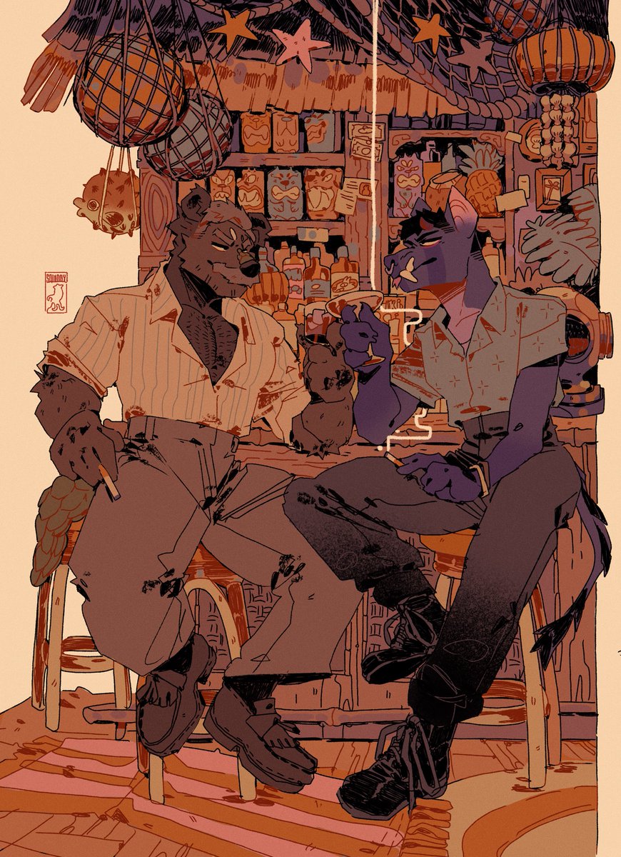 HellishHovnd's tweet photo. Stranded in paradise
[Artist: @big_squid_man] https://t.co/SmTNliXrzm