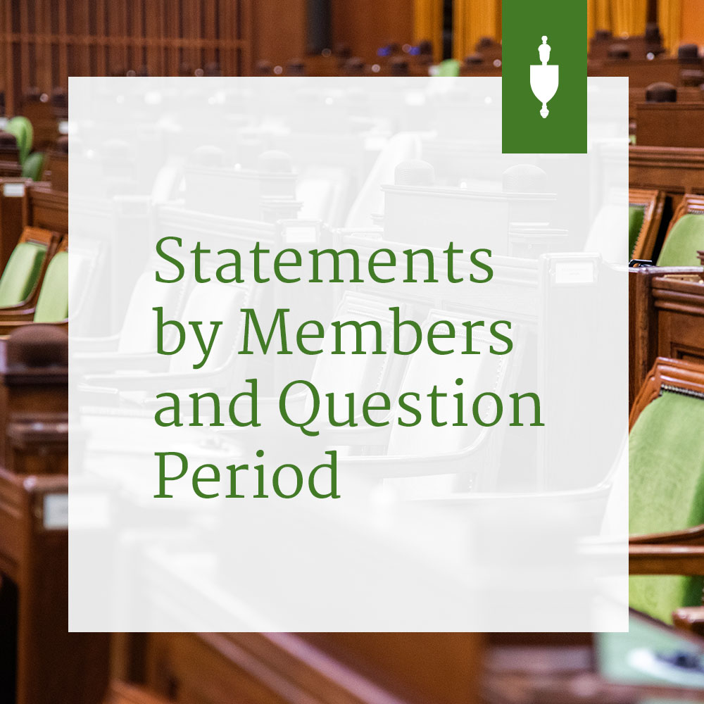 HoCChamber's tweet photo. Starting now: Statements by Members followed by #QuestionPeriod.
▶️ Watch it live on ParlVu: https://t.co/rYqYt4PKPv #cdnpoli https://t.co/RqBrY2h7mJ