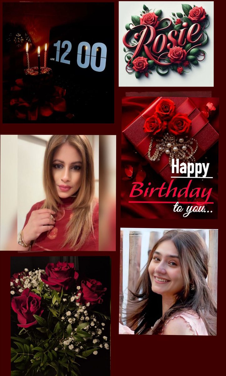 Zarmeenkhan221's tweet photo. Happiest Birthday @Admirable_rose
@ShiningStarNZ ❤️❤️ May your day be as bright and sparkling as your smile , Love You 🫶🏻🧿❣️🌟 https://t.co/bMP2hjqcjT