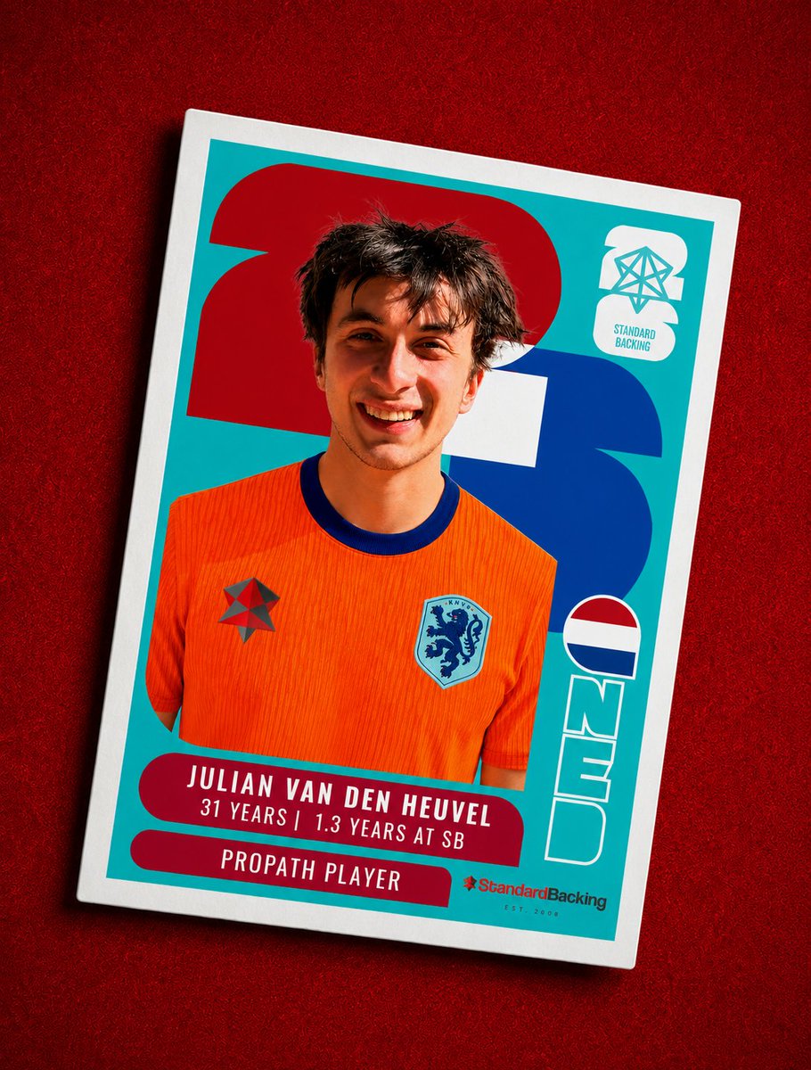 StandardBacking's tweet photo. Time for Julian Van Den Heuvel 🇳🇱 to join the Poker World Team. 🏆 

31 years old. 1.3 years on the SB roster. ProPath player out of the Netherlands.

The lineup is filling up.

Think you belong on this team? Link in bio.

#standardbacking #pokerworldteam #propath #poker #pokerlife