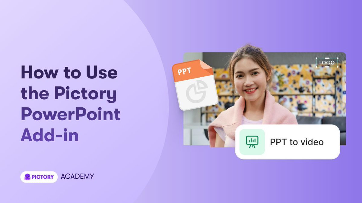 pictoryai's tweet photo. Convert your PowerPoint slides into professional videos effortlessly with AI-powered tools. Discover how easy it is to create engaging content today! Learn more here:https://t.co/82Gpvg1nlI https://t.co/cLJNrnWnbb