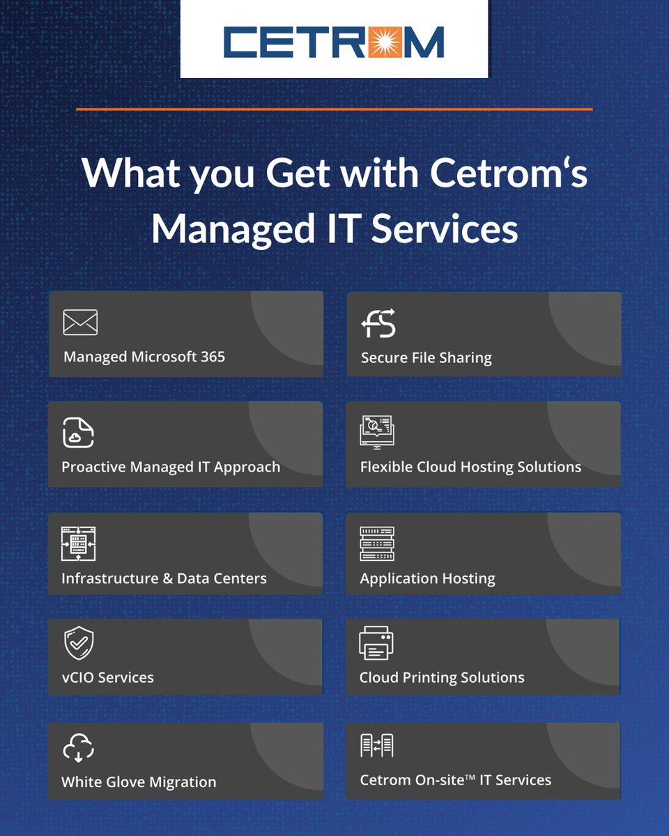 Cetrom's tweet photo. If your firm could improve one part of its IT setup tomorrow, what would it be?
Technology should make your work easier—not harder.
https://t.co/2SX175sbfU
#CloudHosting #CPATech #ManagedCloud #AccountingFirms #CETROM https://t.co/YvvxsbjbFI