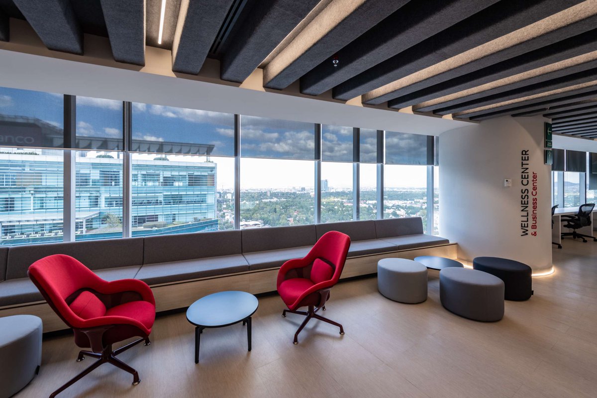 workplus_MX's tweet photo. Corporativo NISSAN México redefine el espacio corporativo a través de la flexibilidad y la interacción. Áreas abiertas, zonas compartidas y espacios exteriores se integran para crear un entorno activo donde la colaboración ocurre de forma natural. https://t.co/a5BidJSZFN