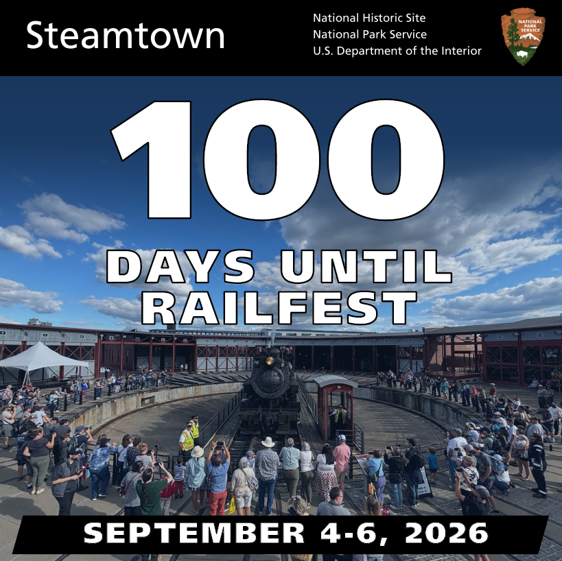 steamtownnhs's tweet photo. 100 days to go.
Railfest returns with steam locomotives, exhibits, and immersive experiences across the entire site. September 4–6
#ThingsToDoInPA #Railfest #Railfest2026 #Steamtown #Scranton #Lackawanna #Railroading #NationalParkService https://t.co/zb3DnG4lvf