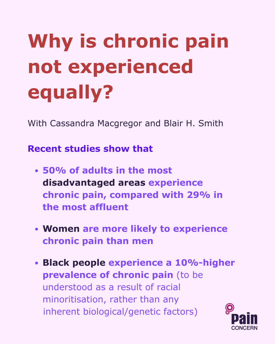 PainConcern's tweet photo. While pain is a universal human experience, the occurrence, impact and treatment of chronic pain are not experienced equally

We explore these inequalities in a groundbreaking issue guest-edited by Cassandra Macgregor &amp; Blair H. Smith

👉 Read now https://t.co/KzRHqwtkZD https://t.co/vTYzP8c6yt