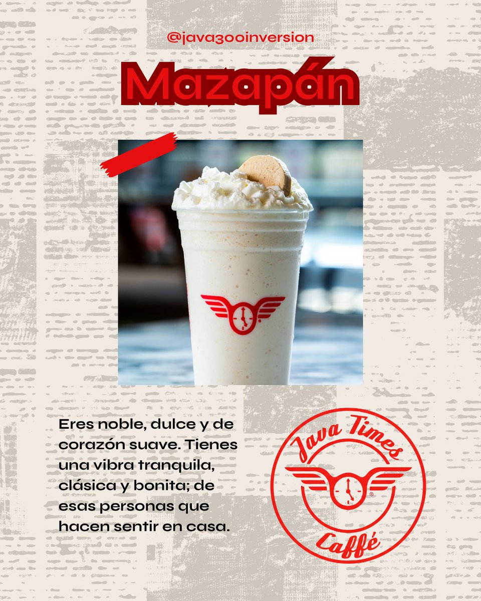 java300invierte's tweet photo. Si fueras una bebida de Java Times Caffé… ¿cuál serías? ☕✨

Cuéntanos en los comentarios cuál eres tú y etiqueta a esa persona que definitivamente sería una de estas bebidas.

#JavaTimesCaffe #QueBebidaSerias #CafeLovers #JavaMood #BebidasJava https://t.co/epg32rbeHq