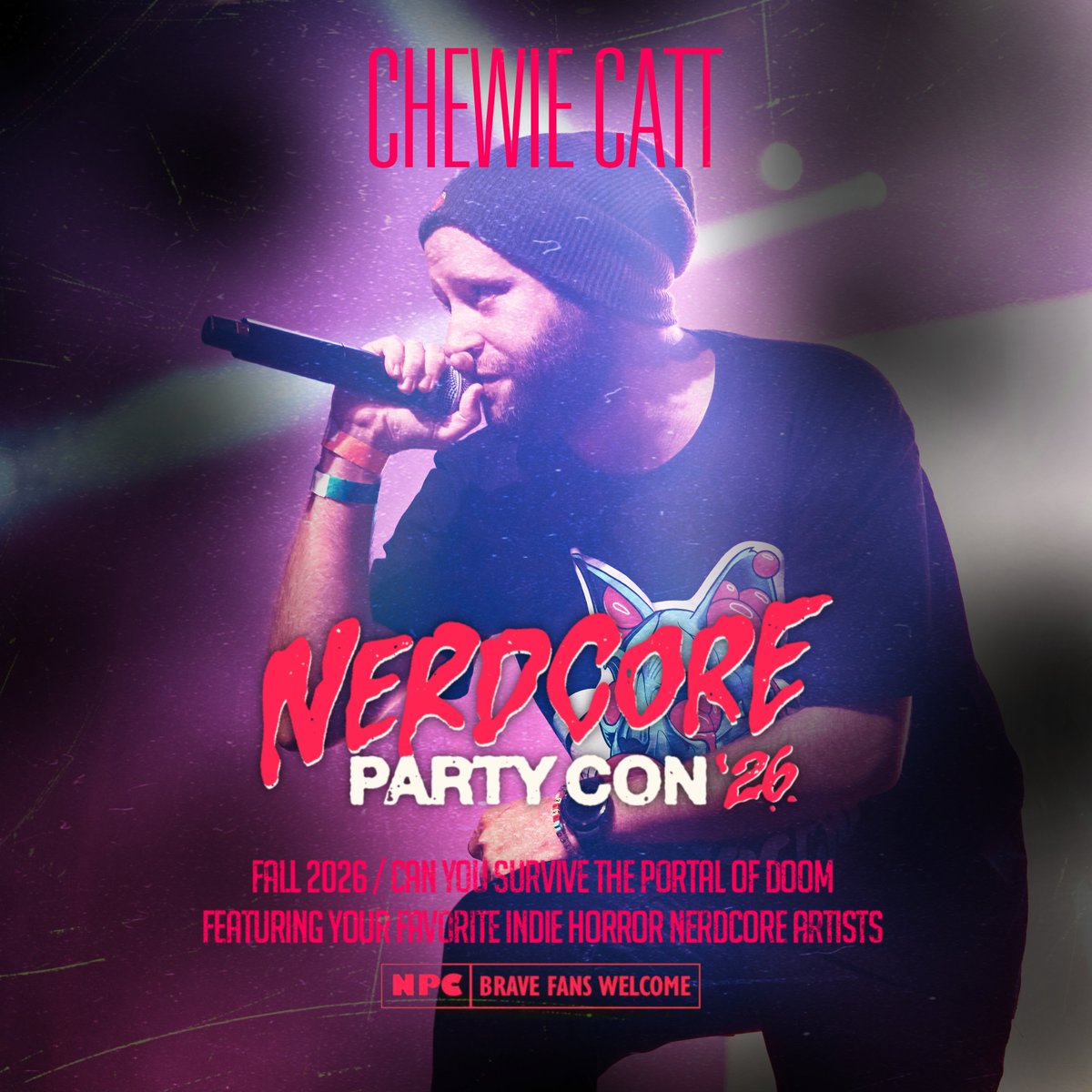 NerdcorePC's tweet photo. We are hyped to announce @ChewieCatt is joining the lineup for NPC 2026!  

Get Tickets!  👇🏻👇🏻👇🏻

https://t.co/LimvGe2WbD
https://t.co/LimvGe2WbD
https://t.co/LimvGe2WbD https://t.co/RtGHoufPnM