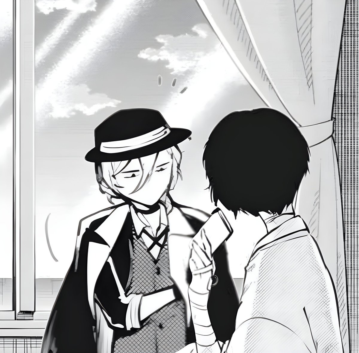 ranpomyson's tweet photo. another skk edits yep #soukoku #dachuu #bsd #bungoustraydogs https://t.co/Me9ki2tSRw
