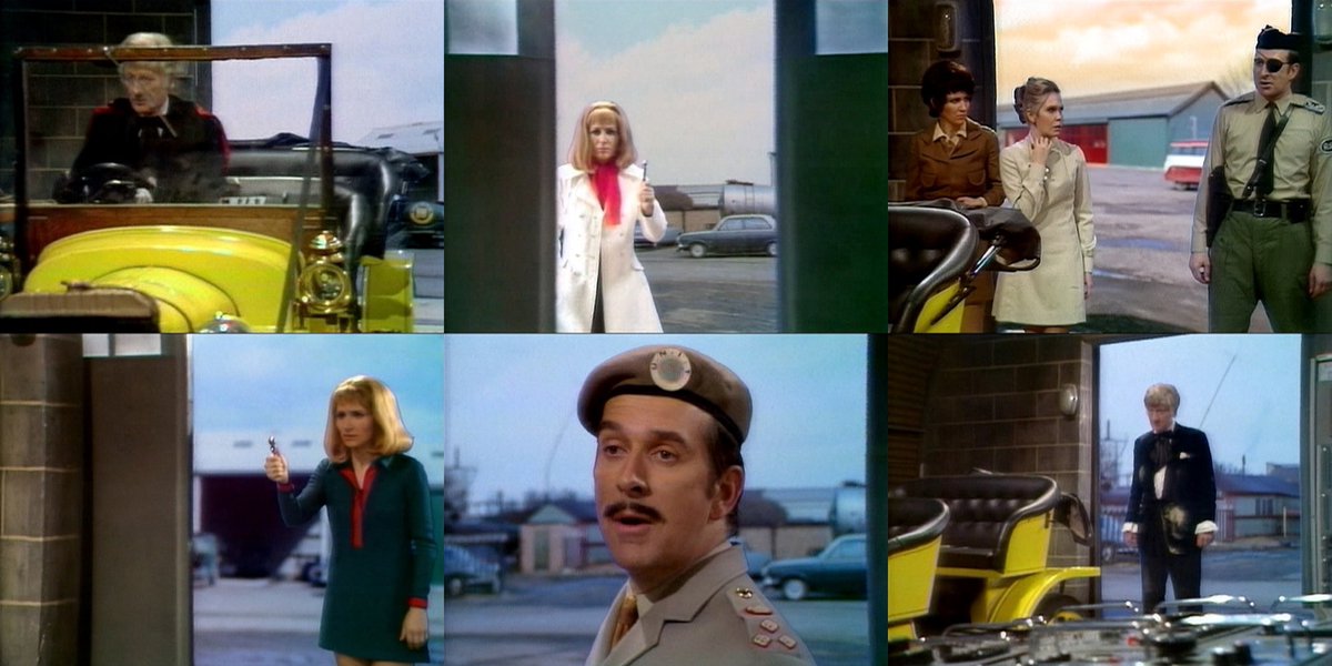 claytonhickman's tweet photo. Here's a really obscure #DoctorWho thing that will likely be of interest to 12, maybe 13 people. So just like my usual tweets then.

Here are cleaned and restored versions of the photos used for the CSO inlays of the view outside of Dr Who's garage doors in 'Inferno'. (Also a version of the second one with an orange sky in case somebody out there is yearning to remake Episode 6.)

Um... that's it. I told you it was obscure!