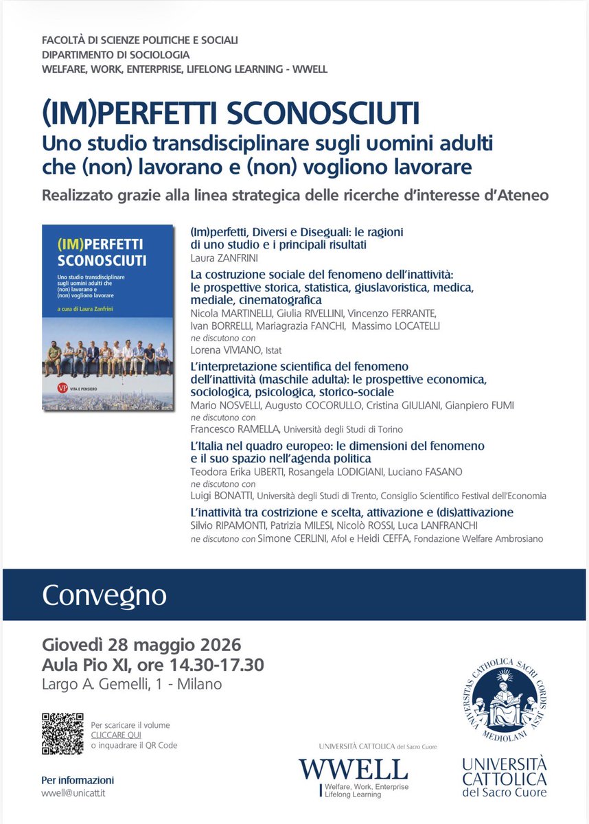AugustoCoco's tweet photo. Domani alle 14:30 in @Unicatt https://t.co/0o9gADxkdz