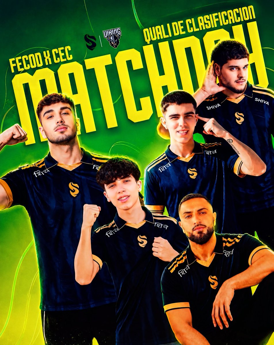 ShivaeSports_'s tweet photo. @CompeticionesES | @FECOD_es 

Hoy toca volver a competir como equipo. 🎮⚡

Comunicación, confianza y mentalidad hasta el último mapa 🔥

🆚 #VikinsEsports

🗓️ 27.05
⏰ 20:00h
🔗 https://t.co/YihSa85xv4 https://t.co/T6G97MJVio