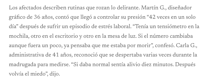 _HiperRealidad's tweet photo. 🔭 REALIDAD X | “Llegué a medirme 42 veces en un día”: alertan por la nueva obsesión con los tensiómetros digitales y el avance de una hipocondría silenciosa https://t.co/ib75iGSFAf
