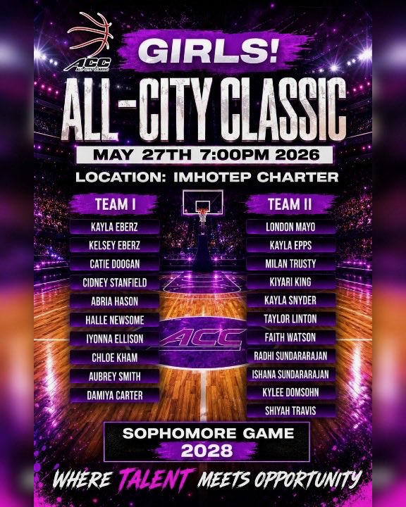 JacobSchwartz23's tweet photo. All city classic resumes w the ladies starting at 6 the class of ‘29 takes center stage. Get there early should be a movie. Imhotep is the place to be https://t.co/OpVGE86pAs
