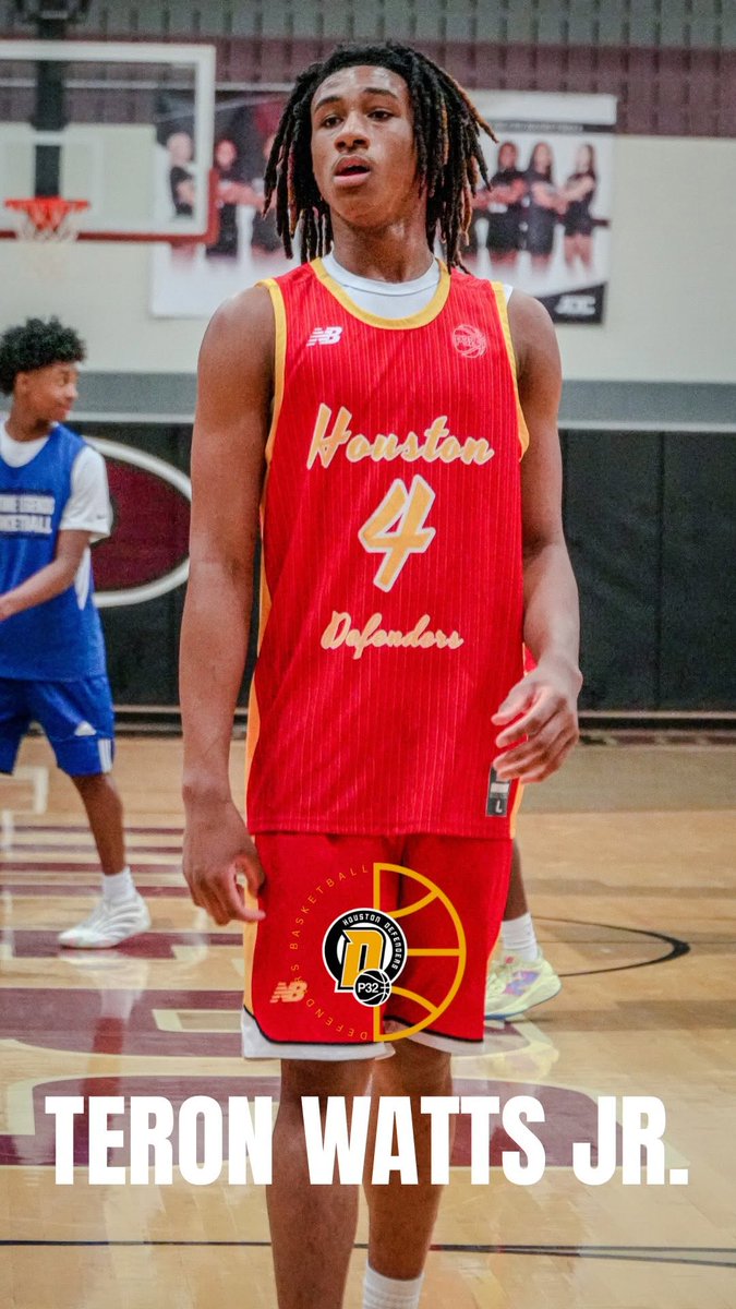 rodgerbohn's tweet photo. 6'4 2028 Teron Watts Jr. of @CyFallsHoops (TX)/Houston Defenders was one off best 2 way guards at @NewBalanceHoops @P32League,despite playing up a year.Explosive athlete w/super quick hands who is an elite finisher in traffic . 

More #P32 on @Ballislife

https://t.co/kN9mxhIslq https://t.co/3sPgtarwNz