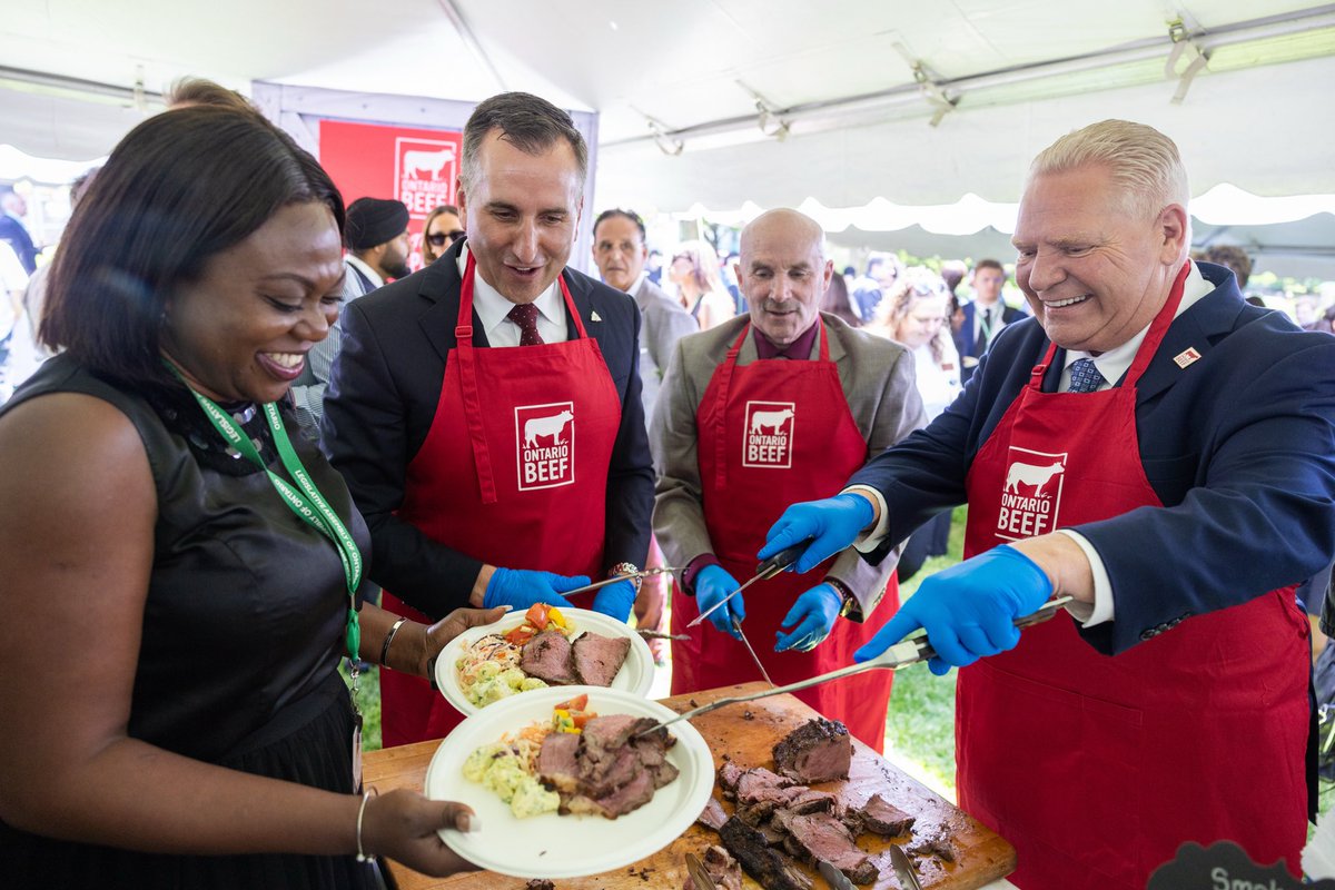 fordnation's tweet photo. The @BeefFarmersON’s annual Queen’s Park BBQ is a great opportunity to celebrate our hard-working beef farmers and enjoy some of their incredible, Ontario-made products. https://t.co/B8fDaE2BQh